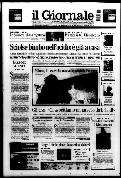 Il giornale : quotidiano del mattino